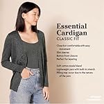 Amazon Essentials Women's Lightweight V-Neck Cardigan Sweater (Available in Plus Size) - Image 2