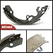 A-Premium Rear Ceramic Brake Shoe Set Compatible with Ford Focus 2000-2011 with Rear Brake Drum 4-PC Set