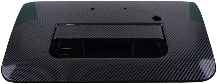 Carbon Fibre Tailgate Handle Rear Bed Outer Door Handle Open Lock Close Latch Compatible with Nissan Frontier 2005-2014