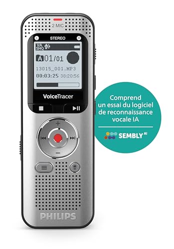 Enregistreur audio Philips VoiceTracer DVT2015 et - vue 5