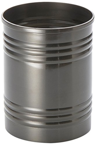 American Metalcraft SCB3 Three-Ring Fry Can, Stainless Steel, 12 oz. Capacity, 2-3/4" Diameter, 3-3/4" Height, Black