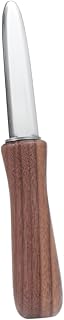Cabilock Inoxidable Con Mango De Madera Herramienta Para Descascarar Ostras y Almejas Utensilio De Cocina Limpiar