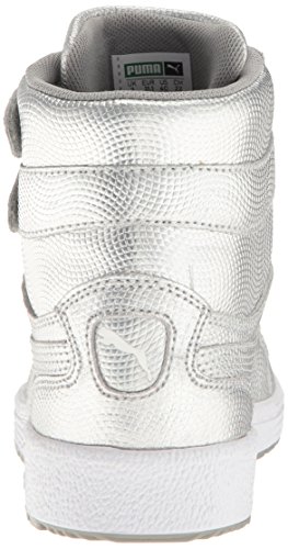 PUMA PUMA Sky II Hi Holo Silver (5.5 M US Big Kid)