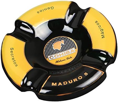 Cigar Ashtray Large Ceramic 5 Holder Round Cigarette Ashtray