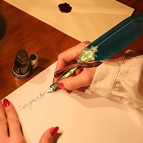 caneta Quill | Quill Ink Set Canetas Caligrafia | caneta caligrafia penas com pontas reposição, vare