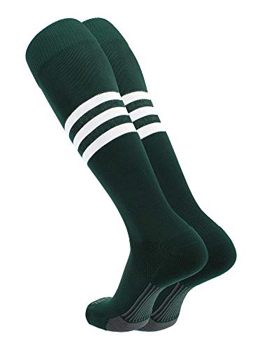 Image of Baseball & Softball Socks | USA Made Dugout Series Striped | Over the Calf | Sizing for Youth Boys, Girls, Men, & Women's