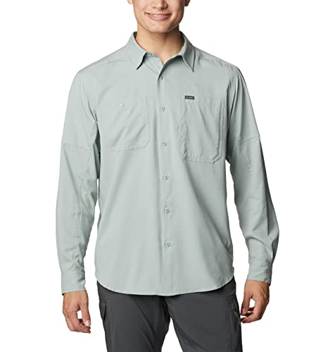 Image of Columbia Men's Silver Ridge Utility Lite Long Sleeve, Niagara, Large