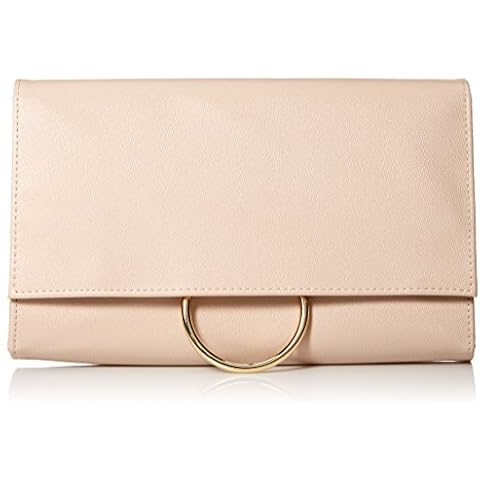 Jessica McClintock Nora Solid Large Envelope Clutch with Ring Closure Size: One Size Cover