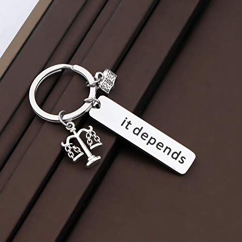 CENWA Lawyer Gift Attorney Gift Scales Of Justice Lawyer Keychain Law Graduation Gift It Depends Keychain3