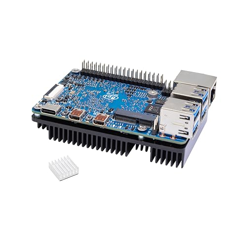 Banana Pi BPI-M6 Synaptics VS680 Single Board Computer, LPDDR4 4GB RAM 16GB eMMC, 6.75Tops NPU GE9920 GPU onboard GbE Gigabit Ethernet Port for AI Edge Computing Monitor Support Android Linux