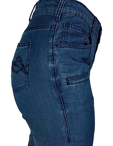 Cowgirl Tuff Western Jeans Womens Ultra Breathe 40 X-Long Dark JDKULB4