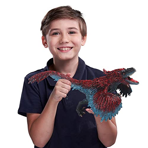 Pyroraptor Dinosaur Action Figure, 9.4In Collection Dino Toys With Movable Mouth, Cretaceous With Movable Pyroraptor Dinosaur Toy, Realisitic Dinosaur Toys For Boys And Girls #TOP6