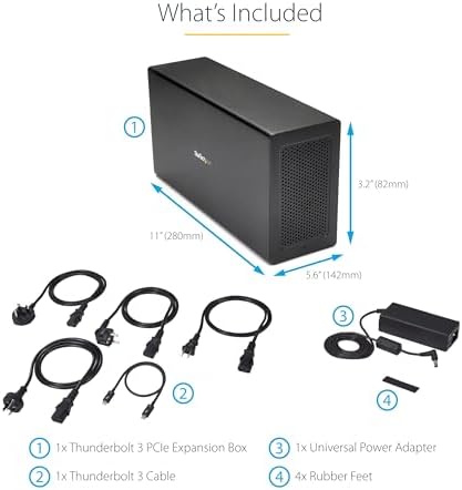 StarTech 썬더볼트 3 PCIe 확장 섀시, TAA (TB31PCIEX16) — 사진 7