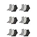 Produktbild PUMA 18 Paar Unisex Quarter Socken Sneaker Gr. 35-49 für Damen Herren Füßlinge, Farbe:800 - anthraci/l mel grey/m me, Socken & Strümpfe:39-42