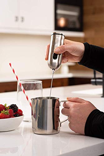 image for Bellemain Professional Milk Frother 2-Speed Battery Operated Handheld 
