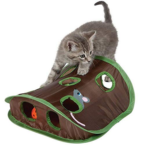 PETS EMPIRE Pet Cat Pop Up Tunnel Interactive Playing Toy Collapsible Hide & Seek Hunt Mouse (B07VX7M8L4) Amazon Price History, Amazon Price Tracker