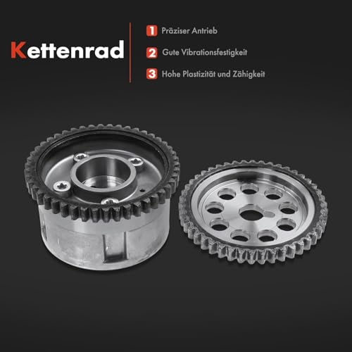 Frankberg Steuerkettensatz Kompatibel mit Accent i20 i30 iX20 Carens Cee’D Cerato Pro Cee’D Rio Soul Venga 1.4L 1.6L 2006-Heute 24420-2B000