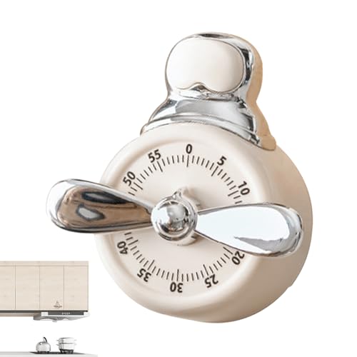 Temporizador de Cocina Magnético - Reloj de Cuenta Atrás Sin Pilas | Accesorios de Cocina Temporizador Magnético | para Escuela Hogar Dormitorio Cocinar Hornear Oficina Residencia Restaurante Horno