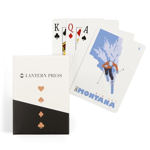 Baraja Póker Estilo Esquiador, 52 Cartas