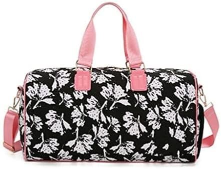 Ladies Fitness Sports Bag, Yoga Swimming Travel Luggage, Large Shoulder Tote Bag for Gym, Sports, and Weekend Getaways