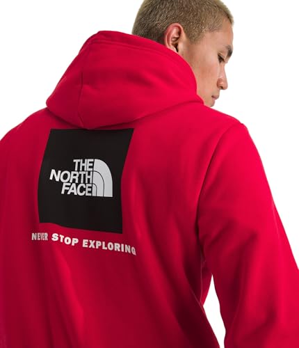 Image of THE NORTH FACE Men's Evolution Box NSE Hoodie | Sweatshirt With 2 Piece Hood, Adjustable Drawcord, Kangaroo Hand Pocket