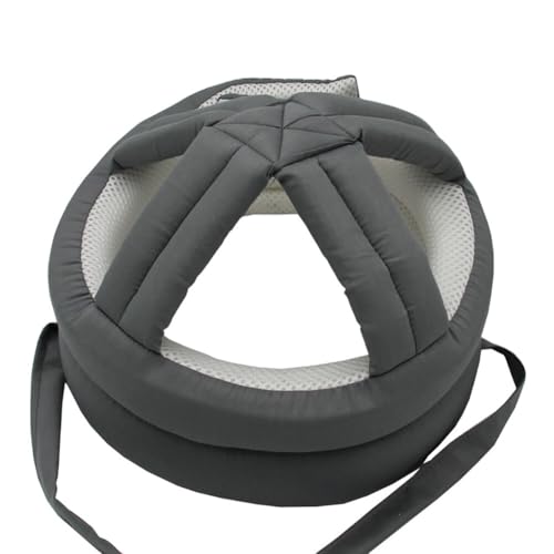Casque de Protection pour Personnes Âgées Casque de Sécurité Anti-Chute Réglable Chapeau Anti-Collision Coton Respirant Chapeau de Protection de Tête Doux Casquette De Protection de La Tête