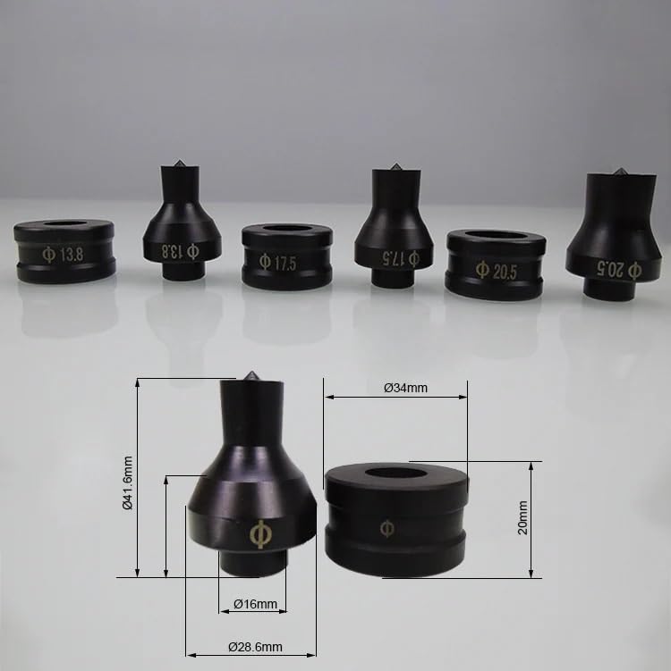 plumbify store Matrice di punzonatura idraulica, macchina for punzonatura in acciaio inossidabile CH-60, matrice di punzonatura idraulica, matrice di punzonatura manuale(4.5mm)