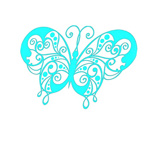 Papillon bleu tableau décoratif pour raviver un mur blanc triste toile imprimée
