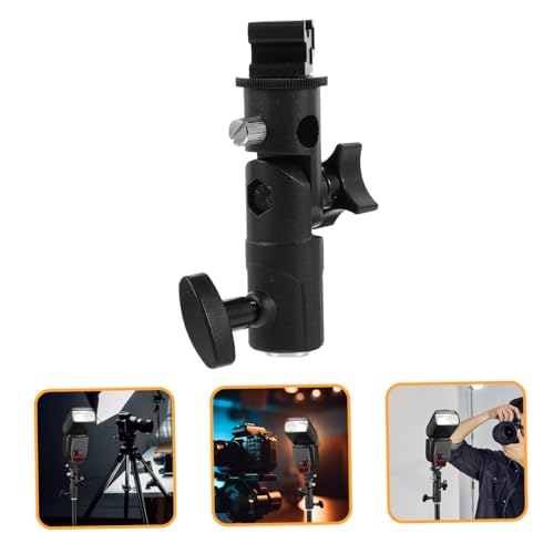 Soporte para paraguas de flash DOITOOL ajustable de 180° para solucionar sombras en estudio 3