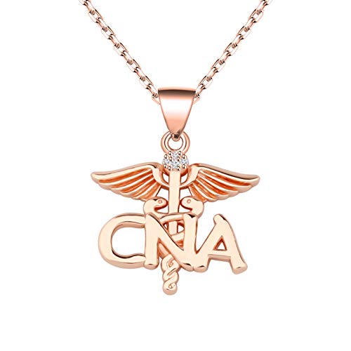 CENWA Certified Nursing Assistant Necklace CNA Charm CNA Caduceus