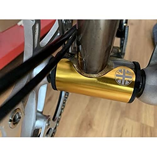 Protection de fond en aluminium pour vélo Brompton doré contre les chocs de trottoir