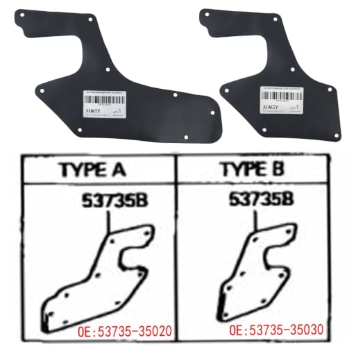 Guardabarros para coche Toyota 4Runner N180 y SW4 1996-2002 con kit de clips 6