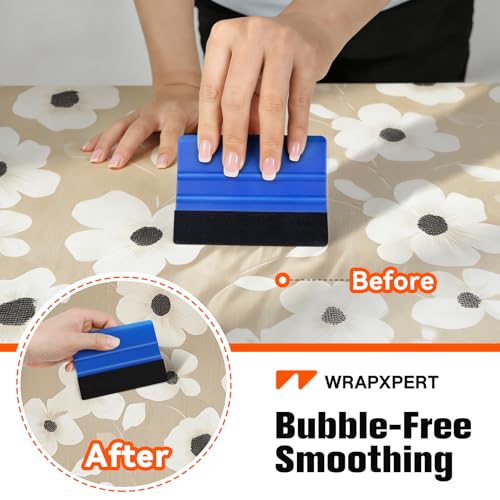 Image of WRAPXPERT Wallpaper Tools, Wallpaper Smoothing Tool Kits, Peel and Stick Wallpaper Installation Kit for Contact Paper Smooth Applying, Vinyl Backsplash Tile, Window Film