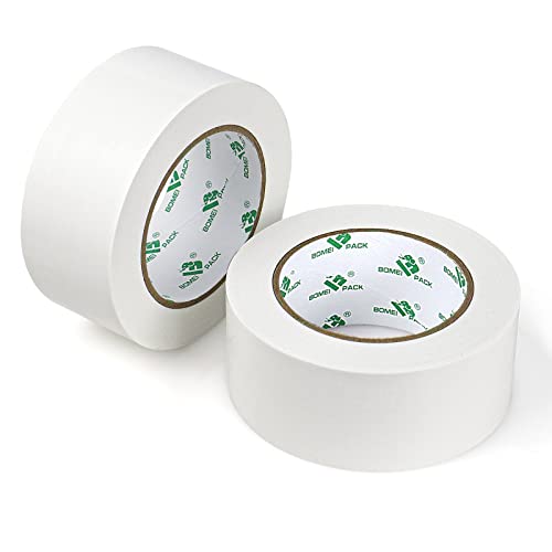 BOMEI PACK Panzertape extra stark, 32 m x 48 mm – Wasserdichtes Reparaturband für innen & außen gewebeverstärktes Reparaturband, 3 Rollen (weiß)