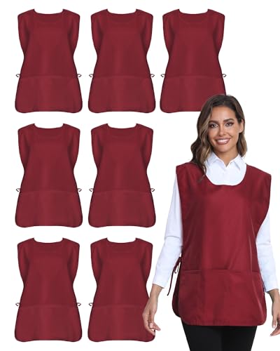 Argstar Unisex Waterdrop Cobbler Apron with 3 Pockets for Women/Men