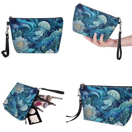 Image of 2PCS Tote Bag for Women Top Handle Purse with Wallet, Hobo Bag Tote Shoulder Bag with PU Cosmetic Bag
