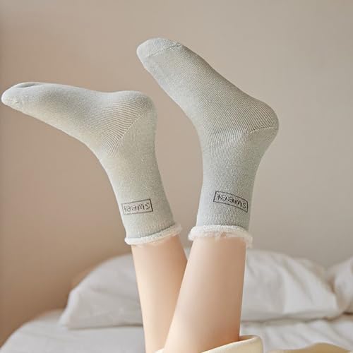 daqoupzi 5 Paires Chaussettes Chaudes Femme, Chaussettes Thermiques Femme, Chaussette Chaude 36-42, Chaussette Hiver femme Convient Comme Cadeau d'anniversaire ou Cadeau de Noël – vue 7