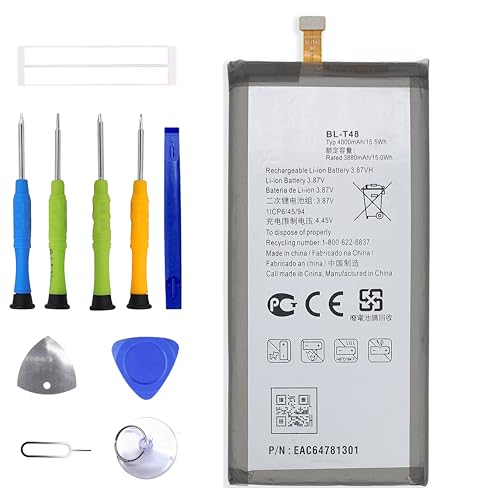 ERYNK BL-T48 Rechargeable Battery Compatible with LG Stylo 6 LMQ730TM LM-Q730TM with Tools