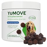 YuMOVE Condroprotector Perros 30 Masticables - Articulaciones Perro Senior +8 Años con Mejillon Labio Verde Complejo ActivEase de 150mg Cada Masticable & Aceite de Pescado - Movilidad del Canino