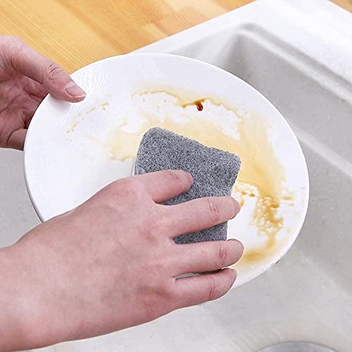 5Pcs Double-Sided Sponge Cleaning Brush Wipe Household Scouring Pad Cleaning Sponge Reusable Towel Dish Dishwashing #TOP6