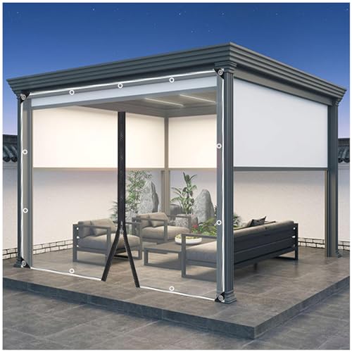 Bâche imperméable robuste avec œillets pour une isolation haut de gamme de pergola