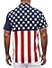 APPFULL Mens Hawaiian Shirts Short Sleeve Button Down Tropical Shirt with Pocket Summer Beach Outfits American Flag