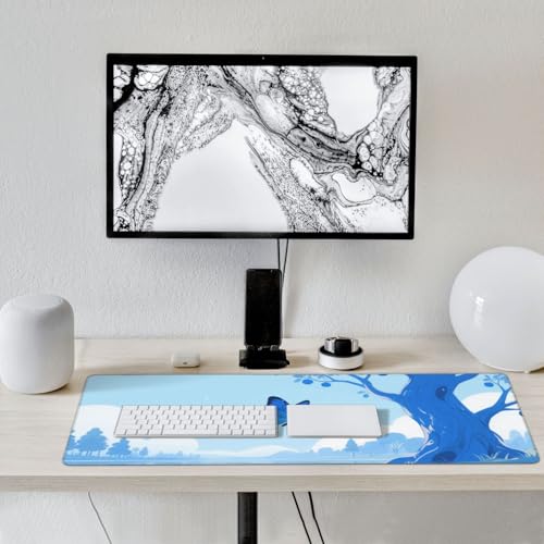 Tapis de souris de jeu antidérapant avec grand format étendu