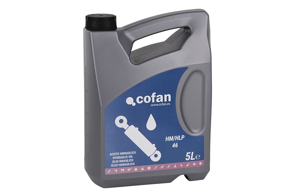 Cofan Hydrauliköl, 5 l, für eine gute Wartung der Maschinen, Mineralschmierstoff