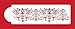 Elegant Damask Cake Side Stencil C1046 by Designer Stencils