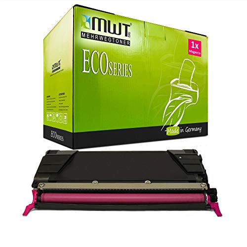 Toner compatible Lexmark X736 MWT Magenta corrigeant les impressions ternes