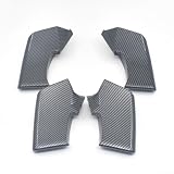 Carbon Fiber Fixed Spoiler Winglets for Ducati Streetfighter V4S V4SP 2020-2023 and V2 2022-2023, ABS Plastic Black Aerodynamic Add-On for Motorcycle Tail Section Sport Styling