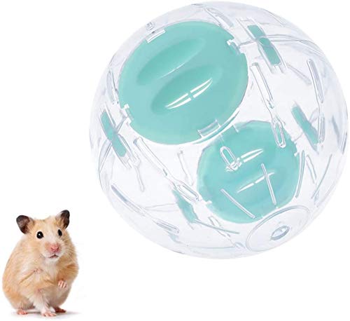 Hamster Exercise Ball 12cm 4.73inch Transparent Hamster Ball Running Hamster Wheel Cute Exercise Mini Ball for Dwarf…