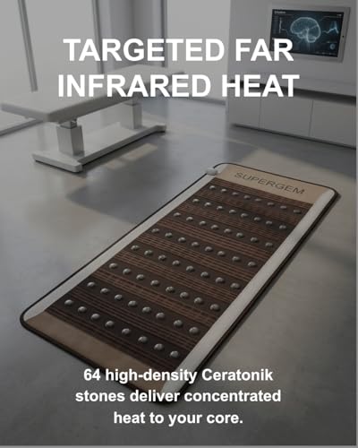 Image of Carefit SuperGem Infrared Korean Heating Mat | Tourmalene Jade Ceraball Therapy Massage Bed