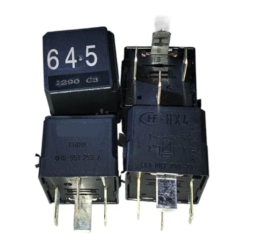 Relé de 4 pines V4-1A-12V interruptor 1290 C3 automoción y base 4HO 951 253 A 3